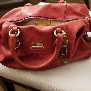 Authentic leather coach